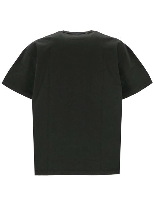 T-shirt in jersey nero con stampa MisBHV | 240M127WASHED BLACK